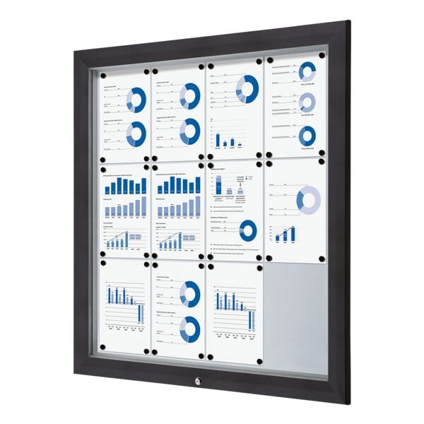 Showdown Displays Vitrine d'affichage verrouillable  Premium  12x A4