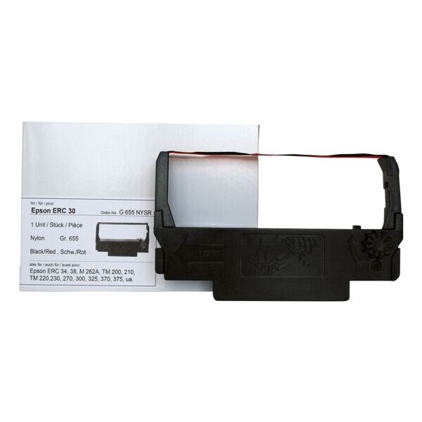 KORES Ruban encreur  G655NYSR  noir/rouge