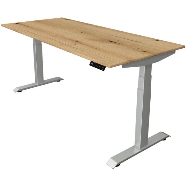 Kerkmann table assis-debout Move 4 180 cm, pitement en T argent