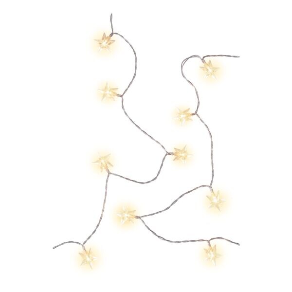 goobay Guirlande lumineuse de 80 LED � �toiles �
