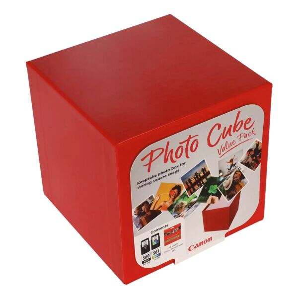 Value Pack Cartouche Canon PG-560+CL-561 Photo Cube / 3713C007 Noir+couleur  - ORIGINAL