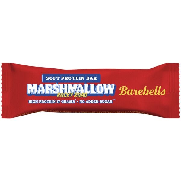 Paquet de 12 barres protines  Barebells Soft Marshmallow Rocky Road  55 g
