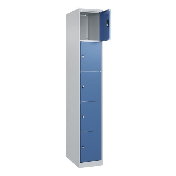 CP Armoire à casier verrouillable Classic Plus corps gris clair, 1x5, acier, au sol, 30 x 185 cm CP Armoire à casier verrouillable Classic Plus corps gris clair, 1x5, acier, au sol, 30 x 185 cm
