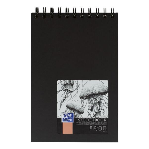 Oxford sketchbook A5 neutre, sans bordure Oxford sketchbook A5 neutre, sans bordure