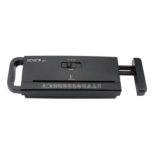 destructeur de documents GENIE GENIE 260 S, Niveau de scurit 2, coupe  fibres  (6 mm), jusqu’ 6 feuille(s)
