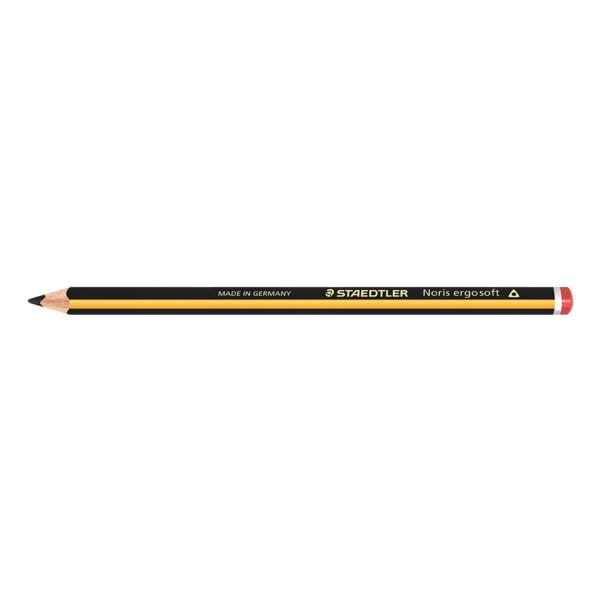 Crayon  papier STAEDTLER Noris ergo soft Jumbo 153, 2B, sans gomme