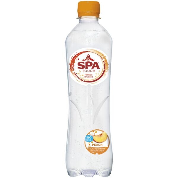 SPA 6x eau aromatise  SPA touch Peach  ptillante 500ml