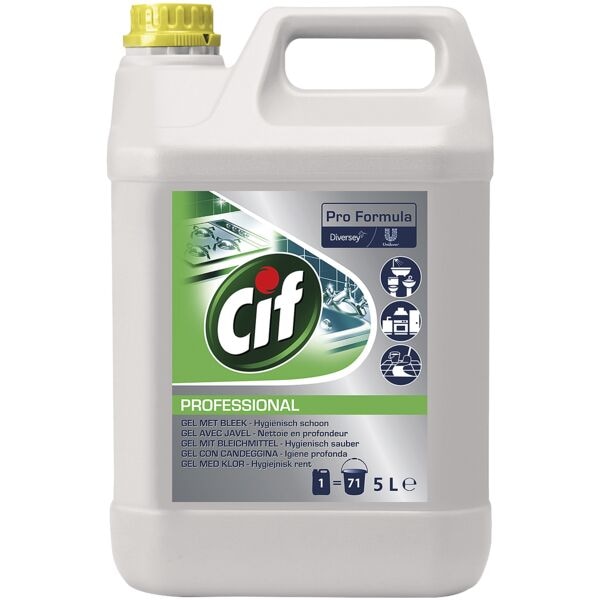 Cif Nettoyant multi-usages professionnel avec agent de blanchiment « Pro Formula » 5 litres