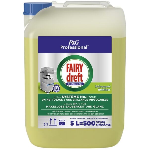 dreft afwas Produit vaisselle « Fairy dreft Professional » pour lave-vaisselle commerciaux 5 litres dreft afwas Produit vaisselle « Fairy dreft Professional » pour lave-vaisselle commerciaux 5 litres