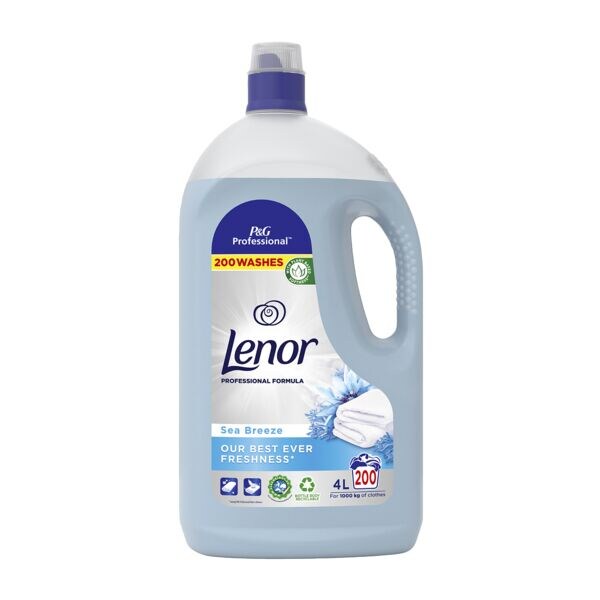 Lenor Assouplissant  Sea Breeze Professional  4 litres 200 lavages