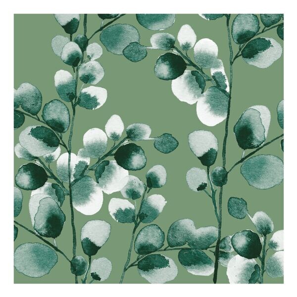 Papstar Paquet de 20 serviettes « Eucalyptus » Papstar Paquet de 20 serviettes « Eucalyptus »
