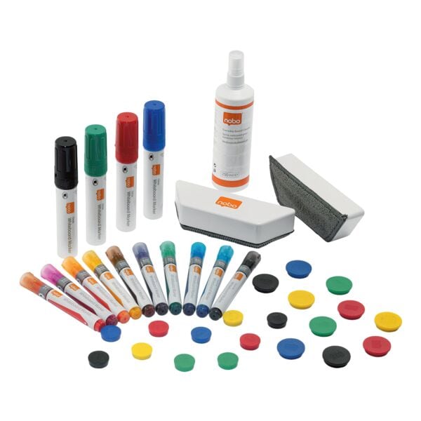 Nobo Kit de démarrage pour tableau blanc pour système Move & Meet Nobo Kit de démarrage pour tableau blanc pour système Move & Meet