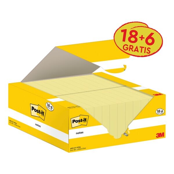 Post-it Notes bloc de notes repositionnables Notes 5,1 x 3,8 cm, 2400 feuilles au total