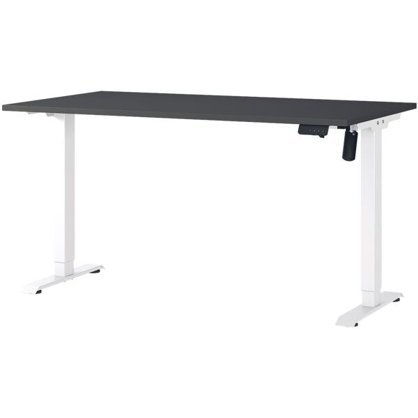 Germania bureau r�glable en hauteur (�lectrique) �Boras� 140 cm, pi�tement en L