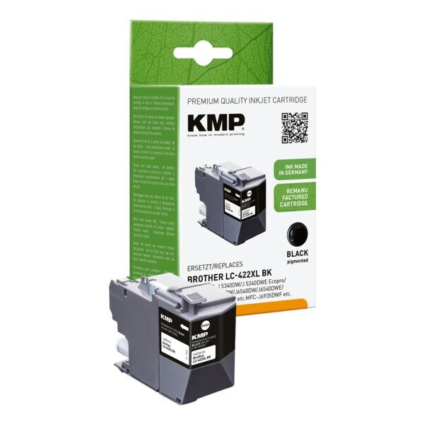 KMP Cartouche d'encre « LC422XL Bk » KMP Cartouche d'encre « LC422XL Bk »