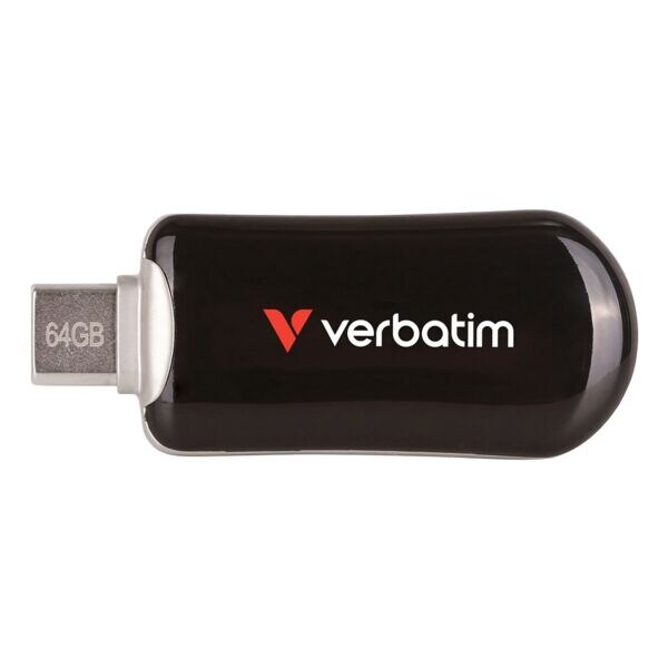 Clé USB 64 GB Verbatim Plectra USB-C USB 3.2 Gen 1 Clé USB 64 GB Verbatim Plectra USB-C USB 3.2 Gen 1