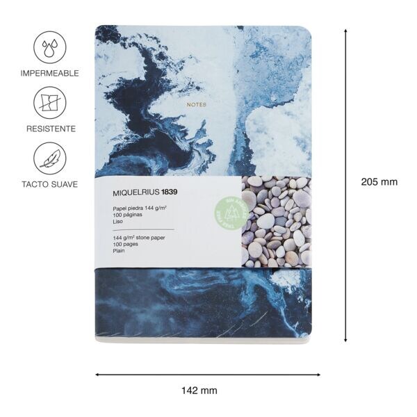 Miquelrius calepin Stone Paper env. A5 neutre