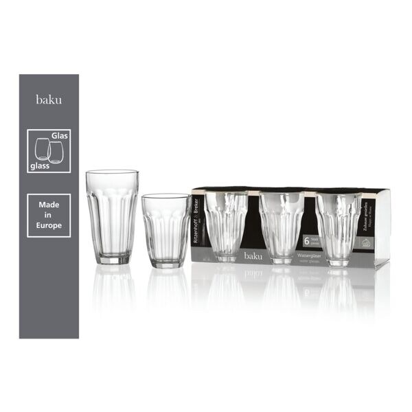 Ritzenhoff & Breker Verres  eau Baku 360 ml 6 pices