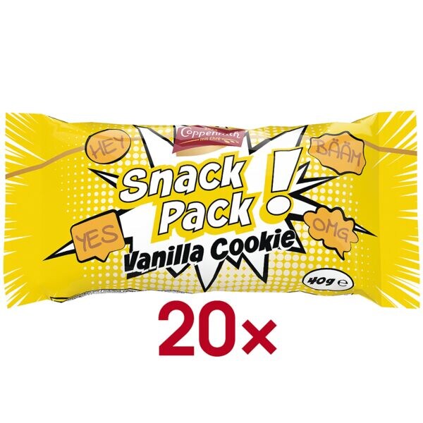 Coppenrath Biscuits ap�ritifs paquet � Vanilla Cookie � 20x 40 g