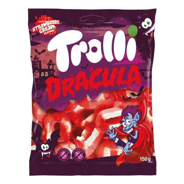 Trolli Bonbons glifis Dracula crocs de vampire 150 g