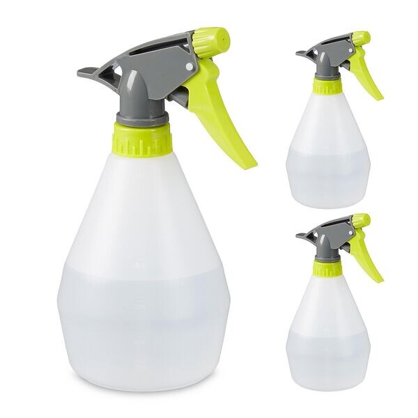 relaxdays Lot de 3 vaporisateurs 500 ml