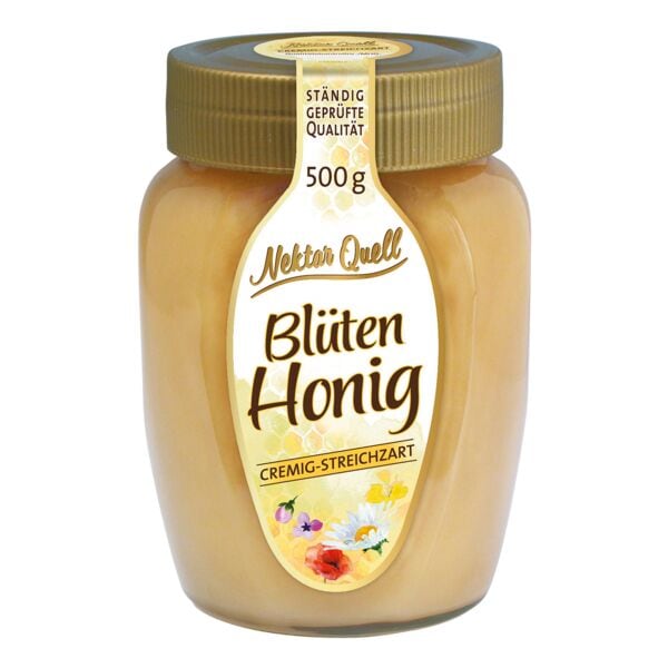 Nektar Quell Miel de fleurs � Nektarquell � cr�meux 500 g