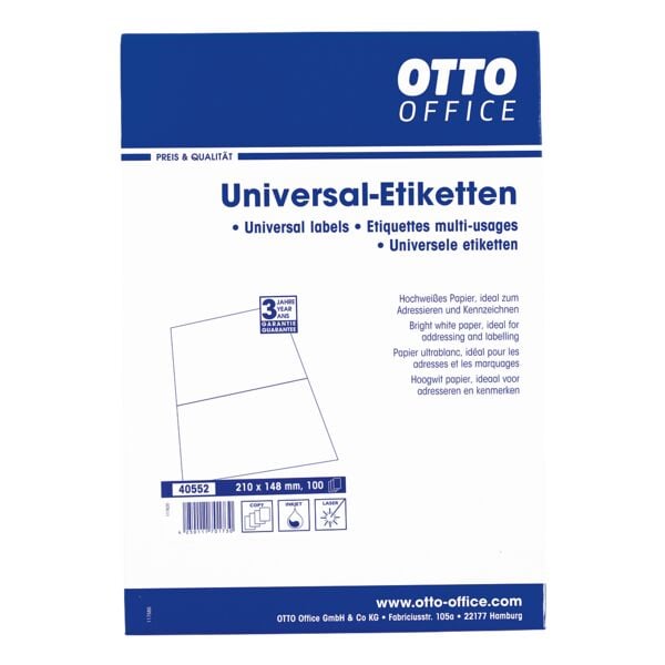 OTTO Office Paquet de 200 étiquettes universelles OTTO Office Paquet de 200 étiquettes universelles