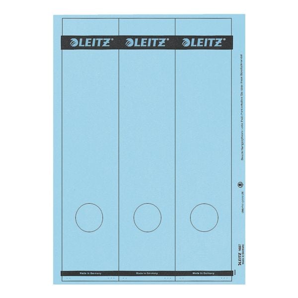 LEITZ �tiquettes classeurs autocollantes � 1687 �