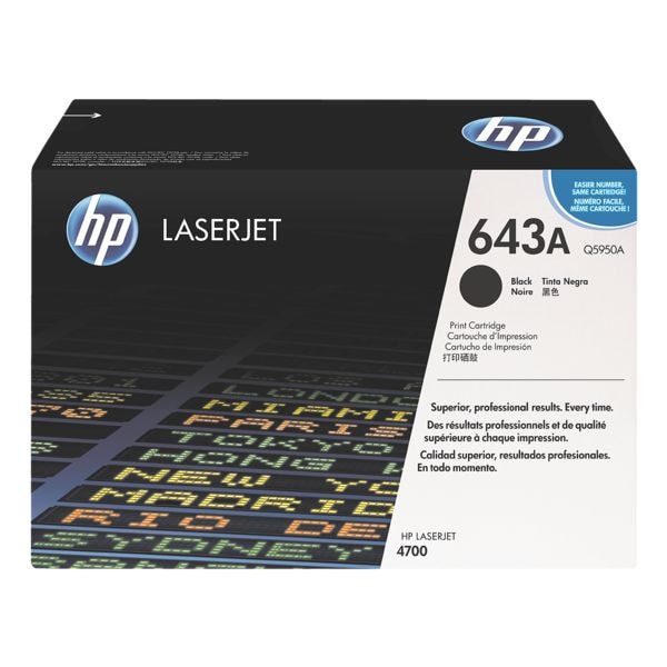 HP Cartouche d'impression �&nbsp;HP Q5950A&nbsp;� 643A