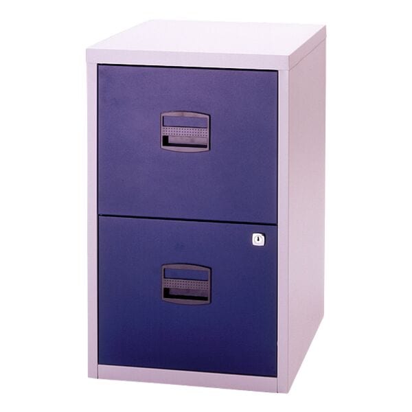 Bisley armoire  dossiers suspendus PFA Home Filer PFA2 A4, 1 range, 2 tiroirs