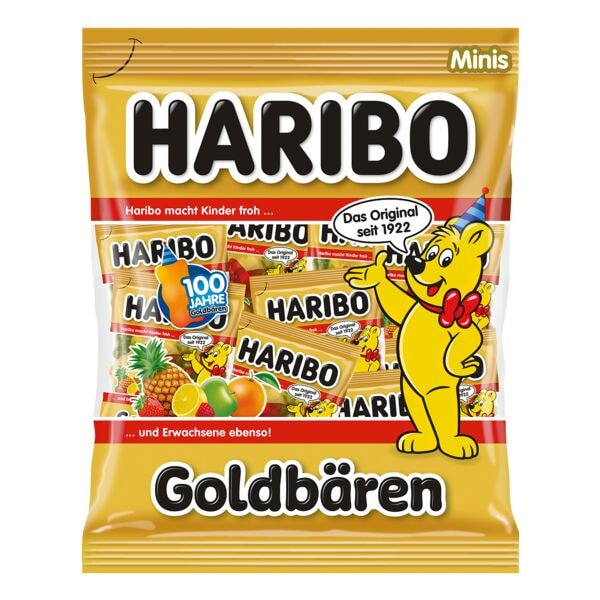 Haribo Oursons d'Or minis bonbon glifi 1 sachet de 18 portions