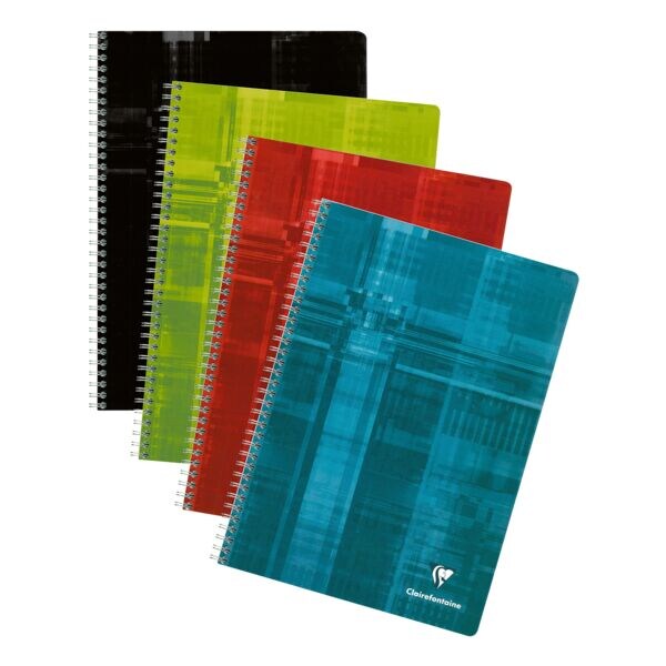 cahier  spirale Clairefontaine Matris A4  carreaux, 90 feuille(s)