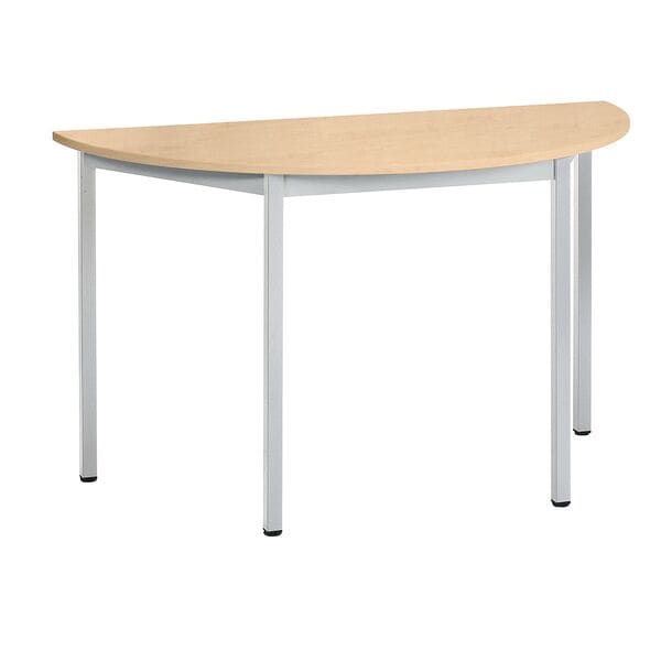 SODEMATUB Table semi-circulaire  programme de table universelle  120x60 cm