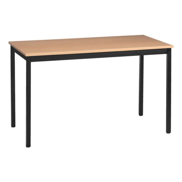 SODEMATUB bureau Programme table universel 160 cm, 4 pieds couleur aluminium