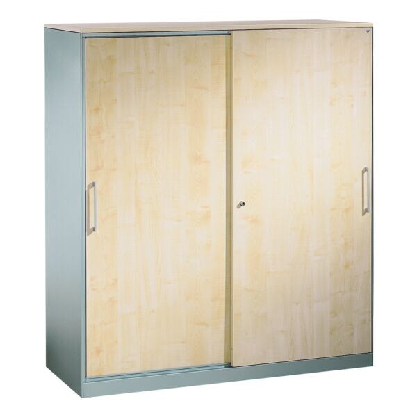 CP Armoire en acier Asisto verrouillable, 120 x 162 cm, acier / bois CP Armoire en acier Asisto verrouillable, 120 x 162 cm, acier / bois