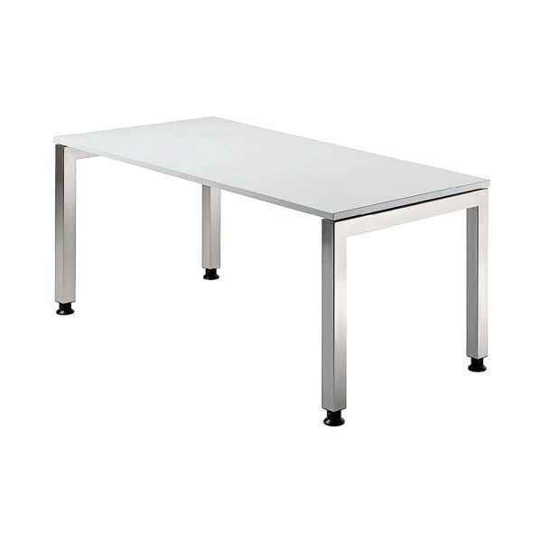 HAMMERBACHER bureau JS16 J-Line 160 cm, 4 pieds couleur aluminium