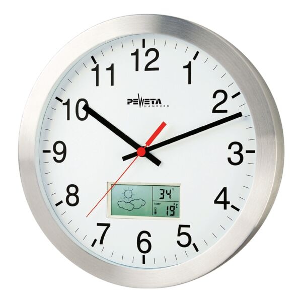 Peweta Uhren Horloge murale radioguide  DCF77  51.161.315  30 cm