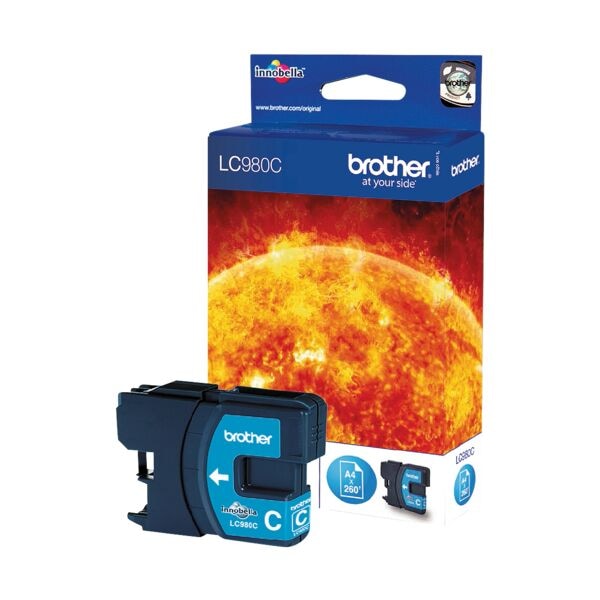 Brother Cartouche jet d'encre �&nbsp;LC-980C&nbsp;�