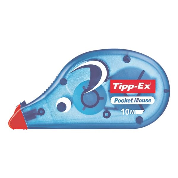 Tipp-Ex Roller de correction jetable Pocket Mouse, 4,2 mm / 10 m