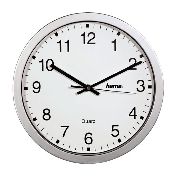 Hama Horloge murale à quarz « CWA100 » 00186411 Ø 30,5 cm Hama Horloge murale à quarz « CWA100 » 00186411 Ø 30,5 cm