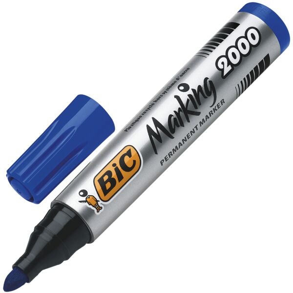 BIC marqueur indélébile Marking 2000 - pointe ogive, Epaisseur de trait 1,7 mm BIC marqueur indélébile Marking 2000 - pointe ogive, Epaisseur de trait 1,7 mm