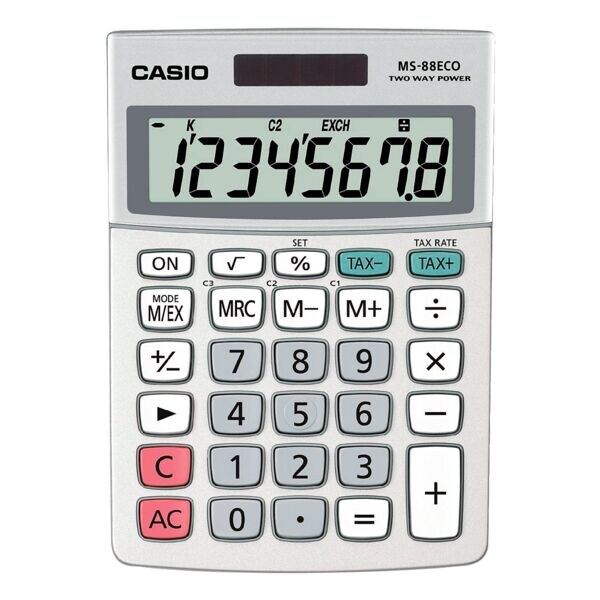 CASIO Calculatrice  MS-88eco 