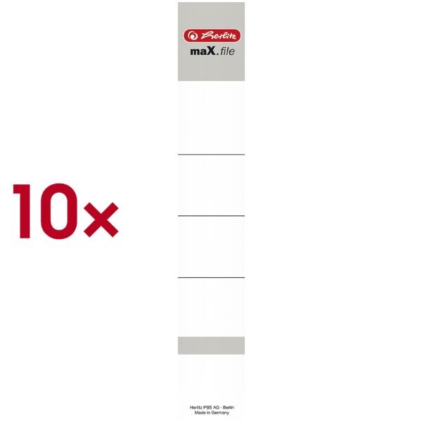 Herlitz tiquettes pour dos de classeur  insrer