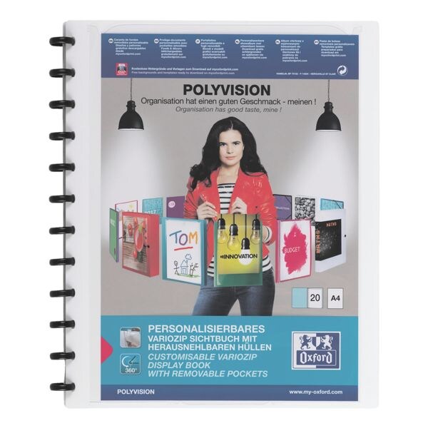 Oxford Protge-documents  vario zipp  10042 20 pochettes