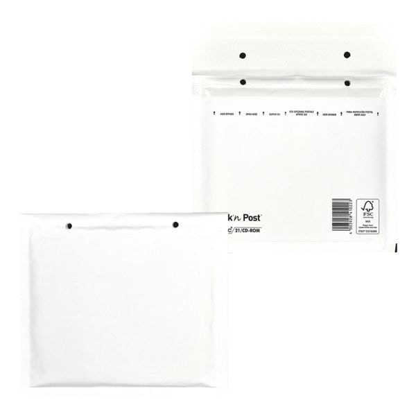 Mailmedia / mayer-network GmbH 100 pochettes d'expdition CD Aircraft, format spcial sans fentre