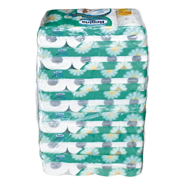 Regina papier toilette camomille 3 paisseurs, blanc - 56 rouleaux (7 paquets de 8 rouleaux)
