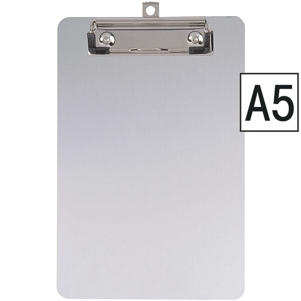 MAUL Porte-bloc  pince A5 aluminium anodis