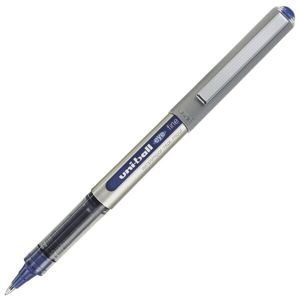 Stylo roller uni-ball eye fine convenant aux documents officiels (noir / bleu / rouge)
