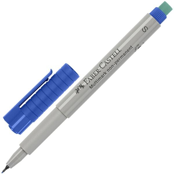 Faber-Castell Feutre universel Multimark 1524 S non-permanent - pointe ogive, Epaisseur de trait 0,4 mm Faber-Castell Feutre universel Multimark 1524 S non-permanent - pointe ogive, Epaisseur de trait 0,4 mm