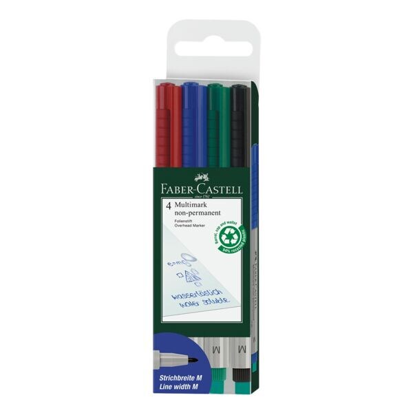 Faber-Castell Feutres universels Multimark 1526 M non-permanent Faber-Castell Feutres universels Multimark 1526 M non-permanent